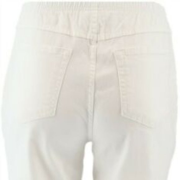 NWT DENIM & CO ACTIVE SPORTY ZIP PULL ON CAPRI XS - Picture 5 of 11